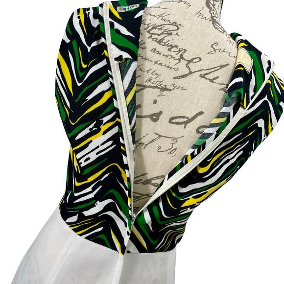 Vintage 60s Vandor Ltd. Geometric Mod Sleeveless Dress - Picture 2 of 10